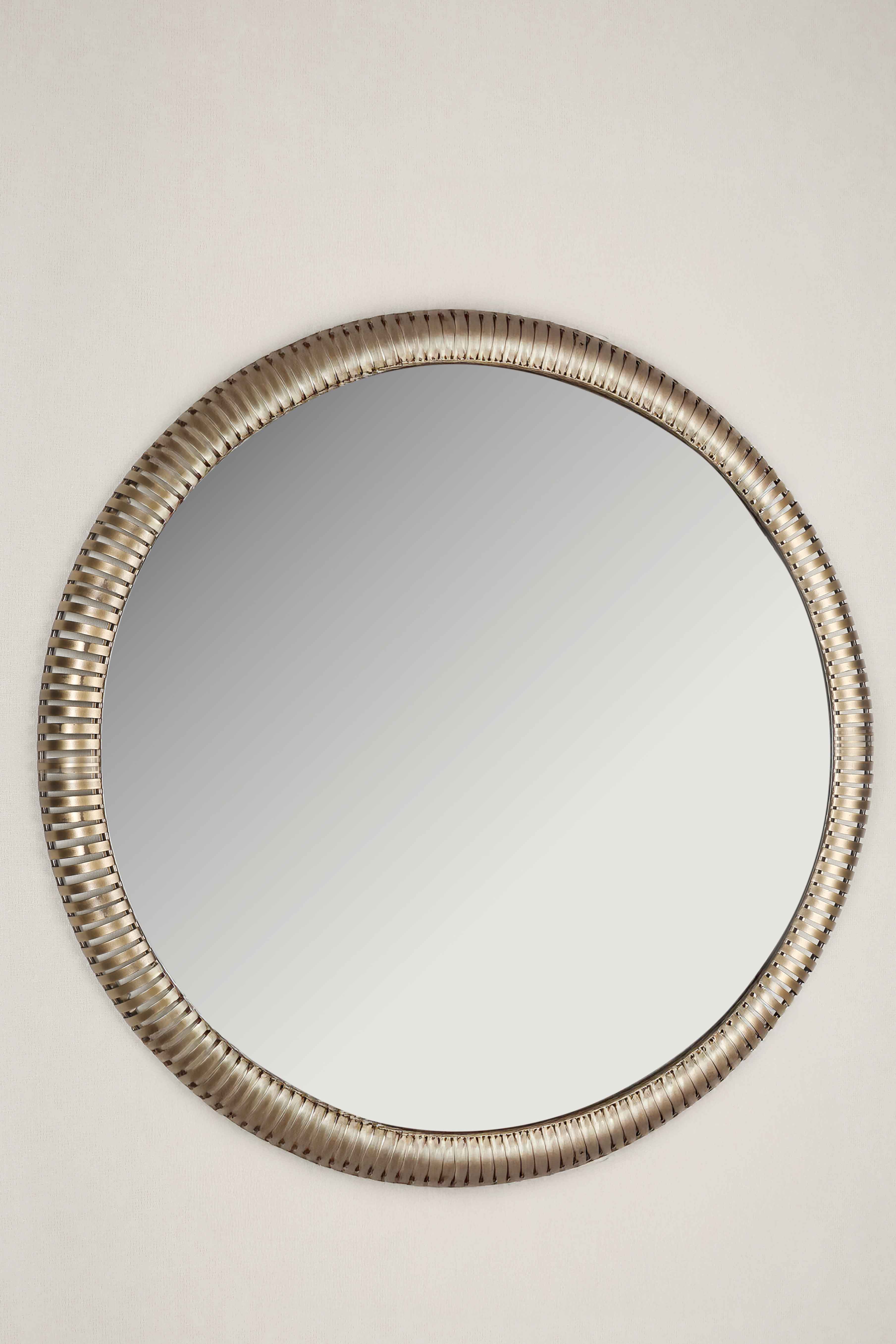 AK.KP0002 - Vitale Antik Yuvarlak Burgulu Ayna 